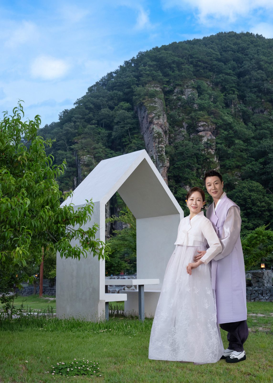 정원 야외촬영 촬영 스타일 예시