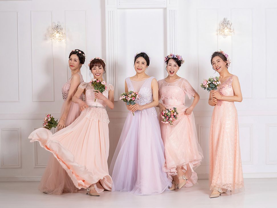 한복 컨셉 우정사진 촬영 스타일 예시